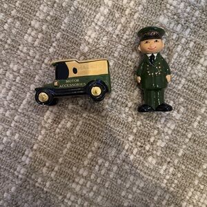 Harrods Green and Gold Holiday Ornament Set